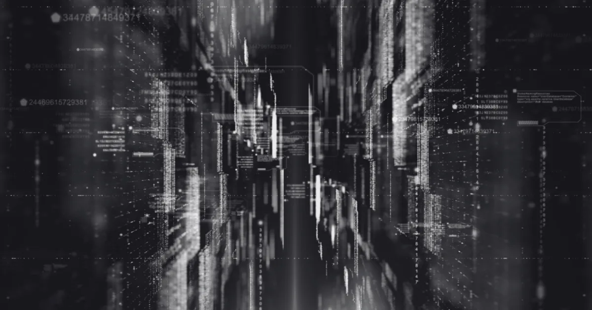 データが行き交うインターネットのイメージ